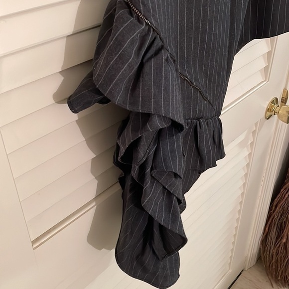 𝅺JON Skirt Cascading Zip Ruffles in Classic Yet Artsy & Contemporary Look - Picture 7 of 8